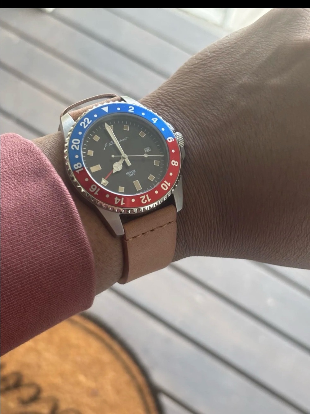 Unbranded Men's Silver and Blue Watch